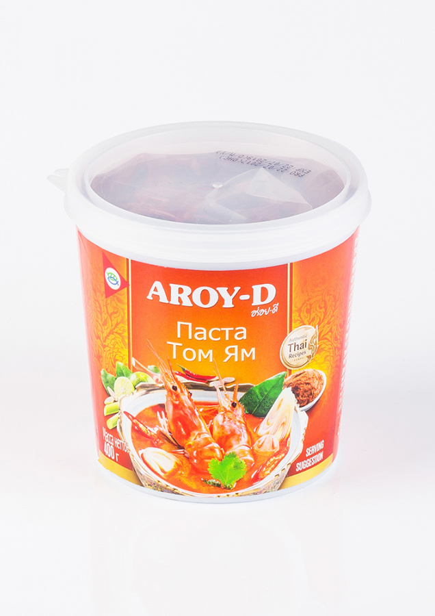 ПАСТА TOM YAM 400г пл/б AROY-D (Тайланд) (+18°С) 1/24