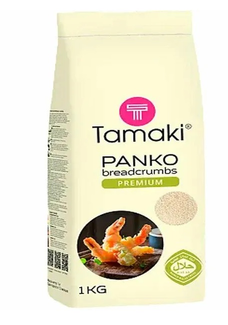 СУХАРИ панировочные Панко TAMAKI 1кг NEW (+18°С) 1/10